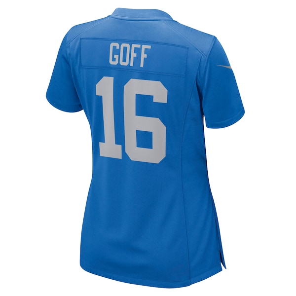 Jared Goff Detroit Lions Nike Women's Game Player Jersey - Blue - Image 3