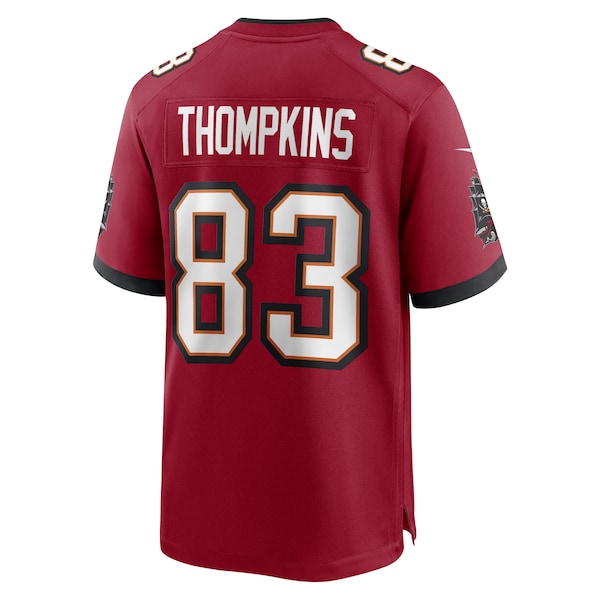 Deven Thompkins Tampa Bay Buccaneers Nike Game Player Jersey - Red - Image 3