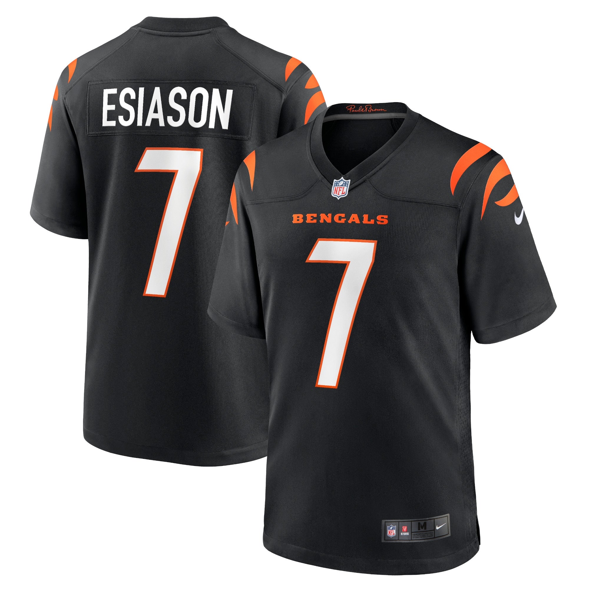 Boomer Esiason Cincinnati Bengals Nike Retired Player Alternate Game Jersey - Orange/Black - Image 5