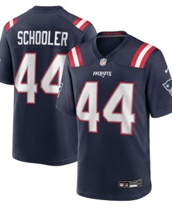 Brenden Schooler New England Patriots Nike Team Game Jersey -  Navy