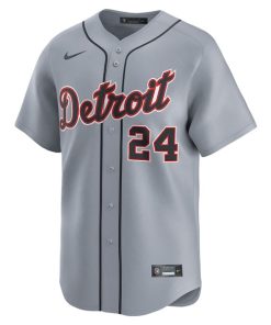 Alternative view of Miguel Cabrera Detroit Tigers Nike Road Limited Player Jersey?¨C Gray
