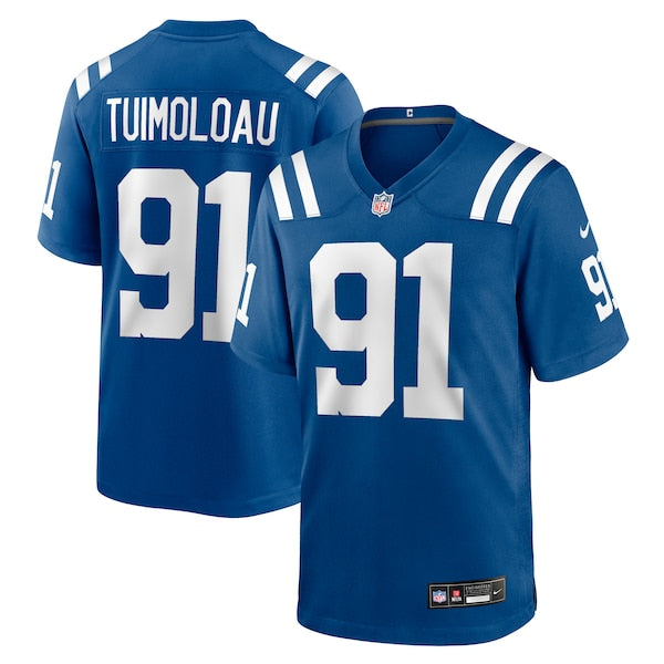 JT Tuimoloau Indianapolis Colts Nike Team Game Jersey - Royal