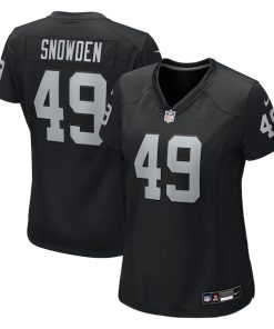 Charles Snowden Las Vegas Raiders Nike Women's Team Game Jersey -  Black