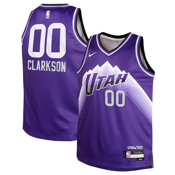 Jordan Clarkson Utah Jazz Nike Youth Swingman Replica Jersey - City Edition - Purple