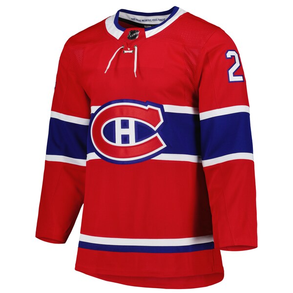 Cole Caufield Montreal Canadiens adidas Home Primegreen Authentic Player Jersey - Red - Image 2