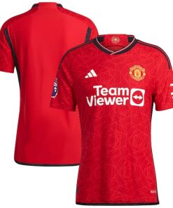 Manchester United adidas 2023/24 Home Authentic Jersey - Red