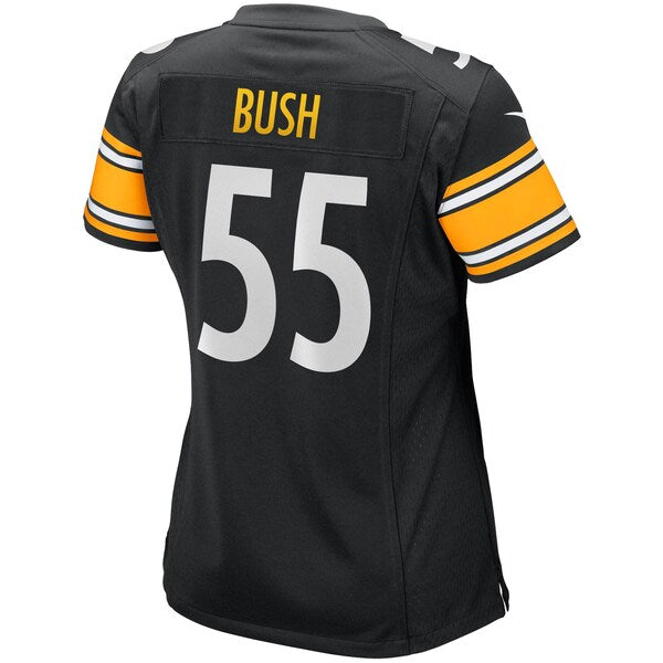 Devin Bush Pittsburgh Steelers Nike Women's Player Jersey - Black - Image 3