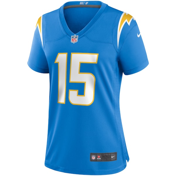 Jalen Guyton Los Angeles Chargers Nike Women's Player Game Jersey - Powder Blue - Image 2