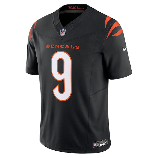 Joe Burrow Cincinnati Bengals Nike Vapor F.U.S.E. Limited Jersey - Black/White/Orange - Image 3