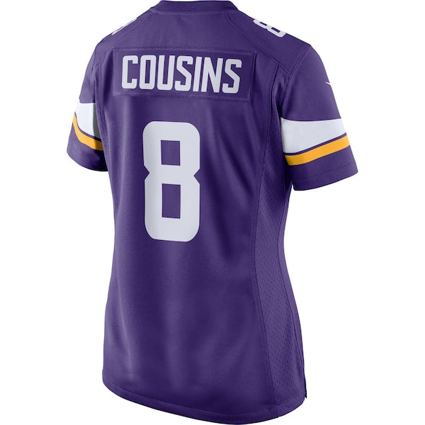 Kirk Cousins Minnesota Vikings Nike Women's Player Jersey - Purple - Image 3