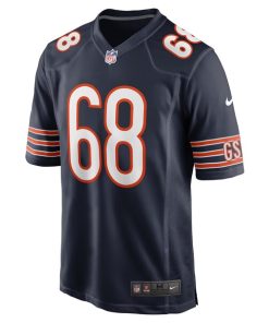 Alternative view of Doug Kramer Jr. Chicago Bears Nike  Game Jersey -  Navy