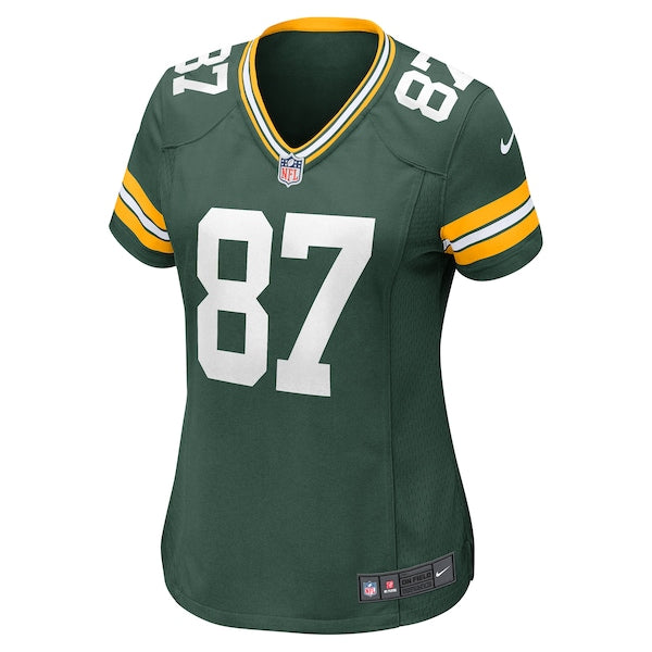 Romeo Doubs Green Bay Packers Nike Women's Player Game Jersey - Green - Image 2