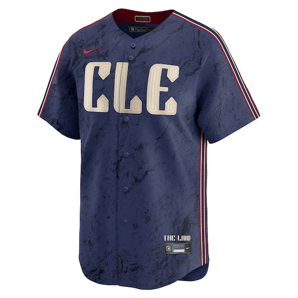 Jos¨¦ Ram¨ªrez Cleveland Guardians Nike 2024 City Connect Limited Jersey - Navy - Image 2