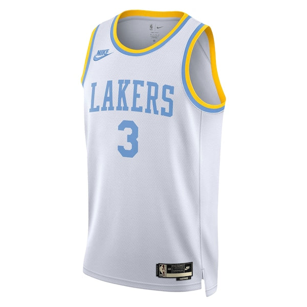 Anthony Davis Los Angeles Lakers Nike Swingman Jersey - Classic Edition - White - Image 2
