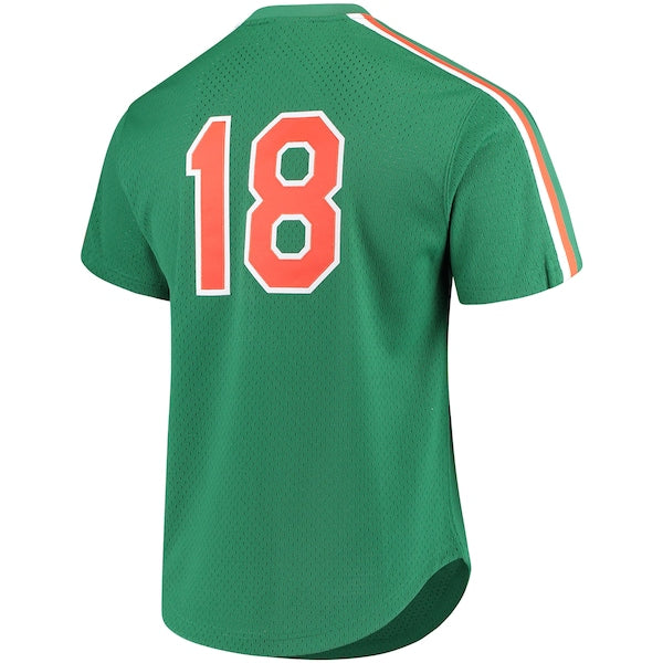 Darryl Strawberry New York Mets Cooperstown Mesh Batting Practice Jersey - Green/Royal - Image 4