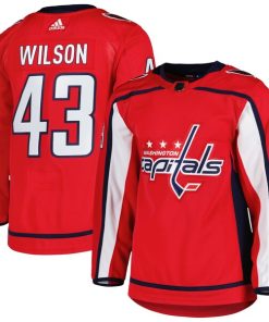 Tom Wilson Washington Capitals adidas  Primegreen Authentic Player Jersey - Red/Navy