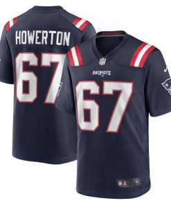 Hayden Howerton New England Patriots Nike Home Game Player Jersey - Navy