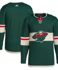 Minnesota Wild adidas Home Primegreen Authentic Jersey - Green