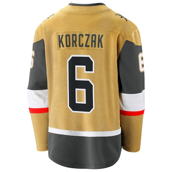 Kaedan Korczak Vegas Golden Knights Home Breakaway Jersey - Gold - Image 5