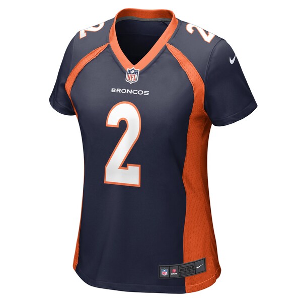 Patrick Surtain II Denver Broncos Nike Women's Home Game Player Jersey - Navy/Orange - Image 3