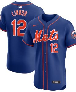 Francisco Lindor New York Mets Nike Alternate Elite Player Jersey - Royal