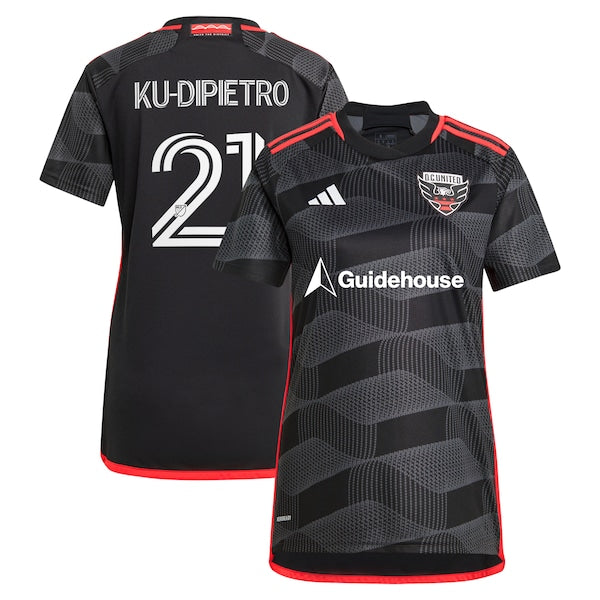 Theodore Ku-Dipietro D.C. United adidas Women's 2024 The Icon Kit Replica Player Jersey?ยจC Black