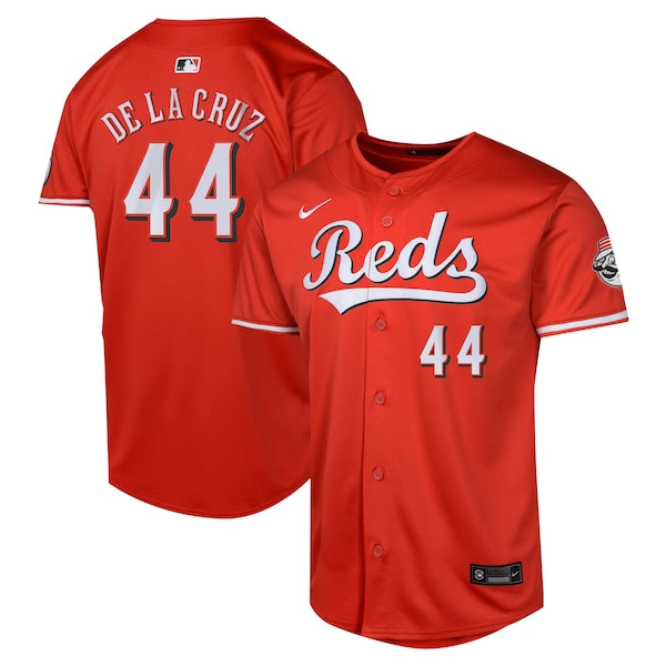 Elly De La Cruz Cincinnati Reds Nike Youth Alternate Limited Player Jersey?ยจC Red