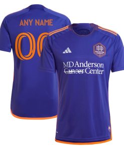 Houston Dynamo FC adidas 2024 Still Holdin' Replica Custom Jersey?¨C Purple