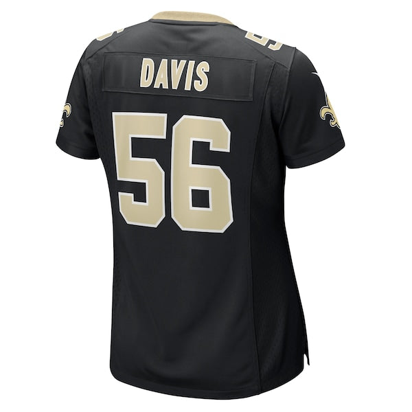 Demario Davis New Orleans Saints Nike Women's Game Jersey - Black - Image 4