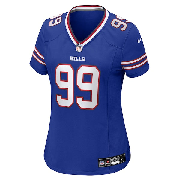 Larry Ogunjobi Buffalo Bills Nike Women's Team Game Jersey - Royal - Image 2