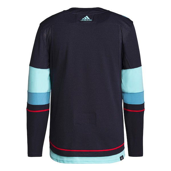 Seattle Kraken adidas Home Authentic Primegreen Jersey - Navy - Image 3