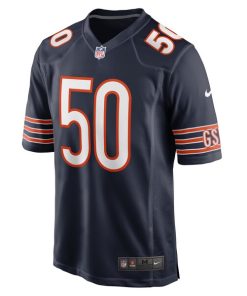 Alternative view of Deslin Alexandre Chicago Bears Nike Team Game Jersey -  Navy
