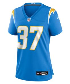 Alternative view of Isas Waxter Los Angeles Chargers Nike Women's Team Game Jersey -  Powder Blue