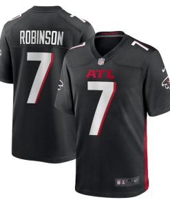 Bijan Robinson Atlanta Falcons Nike Youth Game Jersey - Black
