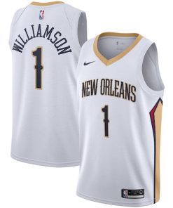 Zion Williamson New Orleans Pelicans Nike 2019/2020 Swingman Jersey - Association Edition - White/Navy