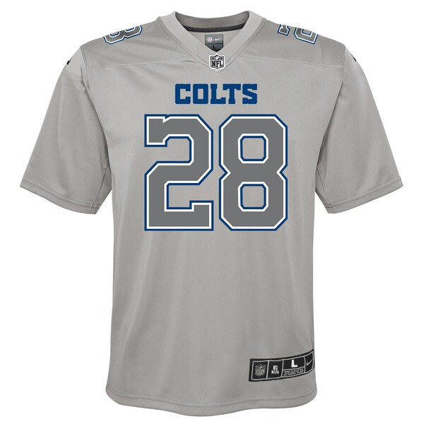 Jonathan Taylor Indianapolis Colts Nike Youth Atmosphere Game Jersey - Gray - Image 2