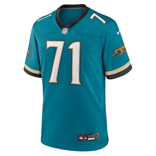 Tony Boselli Jacksonville Jaguars Nike Prowler Throwback Retired Player Game Jersey - Teal - Image 2