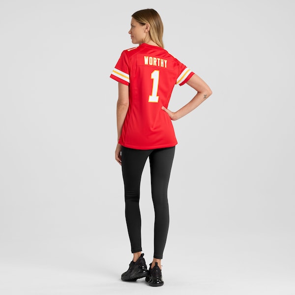 Xavier Worthy Kansas City Chiefs Nike Women's Game Jersey - Red - Image 6