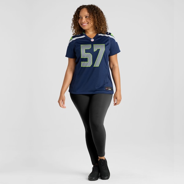 Connor Williams Seattle Seahawks Nike Women's Team Game Jersey - College Navy - Image 6