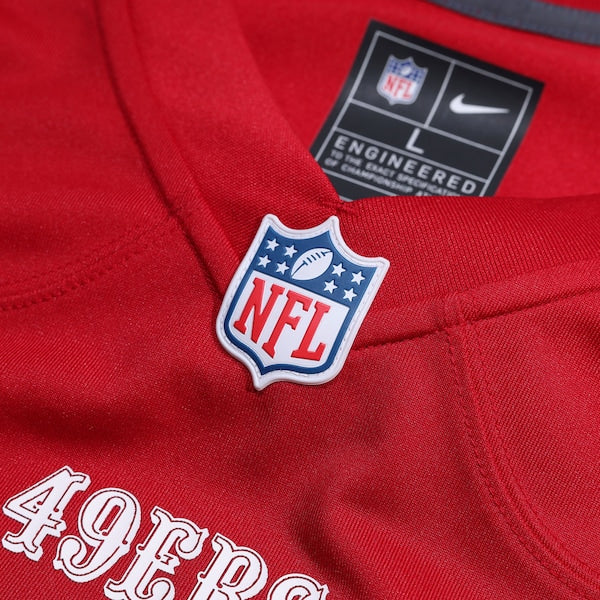 Taybor Pepper San Francisco 49ers Nike Game Jersey - Scarlet - Image 4
