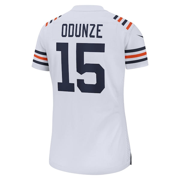 Rome Odunze Chicago Bears Nike Women's Alternate Game Jersey - White - Image 3