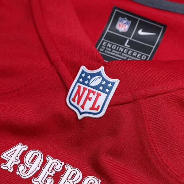 Mykel Williams San Francisco 49ers Nike Women's Team Game Jersey - Scarlet - Image 4