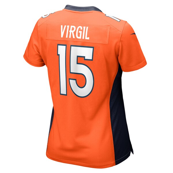 Jalen Virgil Denver Broncos Nike Women's Game Player Jersey - Orange - Image 3