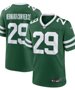 Jarrick Bernard-Converse New York Jets Nike Team Game Jersey - Legacy Green