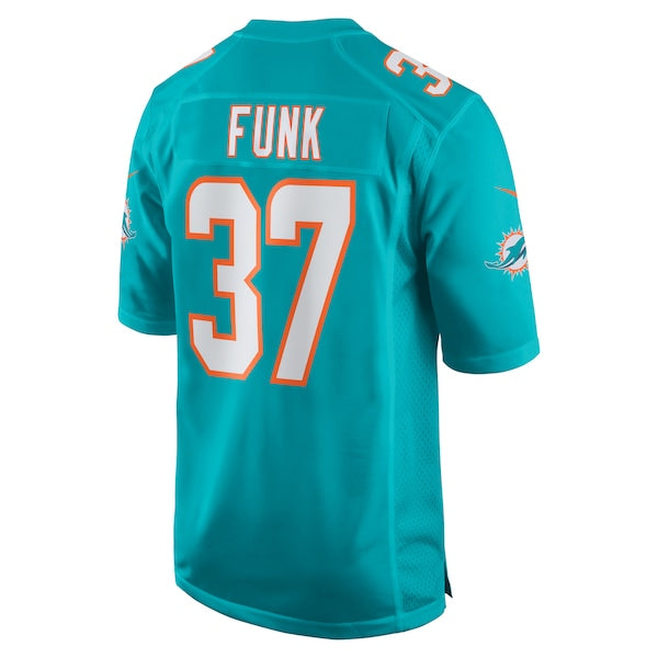 Jake Funk Miami Dolphins Nike Game Jersey - Aqua - Image 3