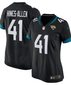 Alternative view of Josh Hines-Allen Jacksonville Jaguars Nike Women's Alternate Player Game Jersey - Black