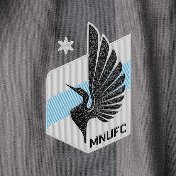Minnesota United FC adidas 2018/19 Authentic Team Long Sleeve Jersey - Gray - Image 4