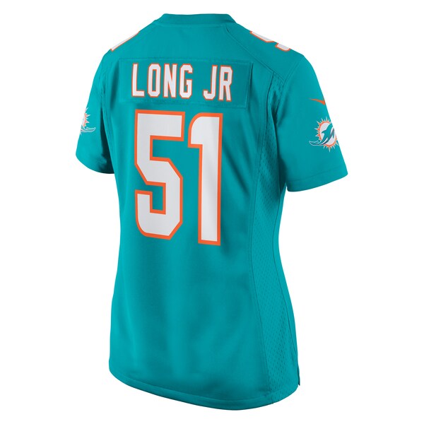 David Long Jr. Miami Dolphins Nike Women's Game Jersey - Aqua - Image 3