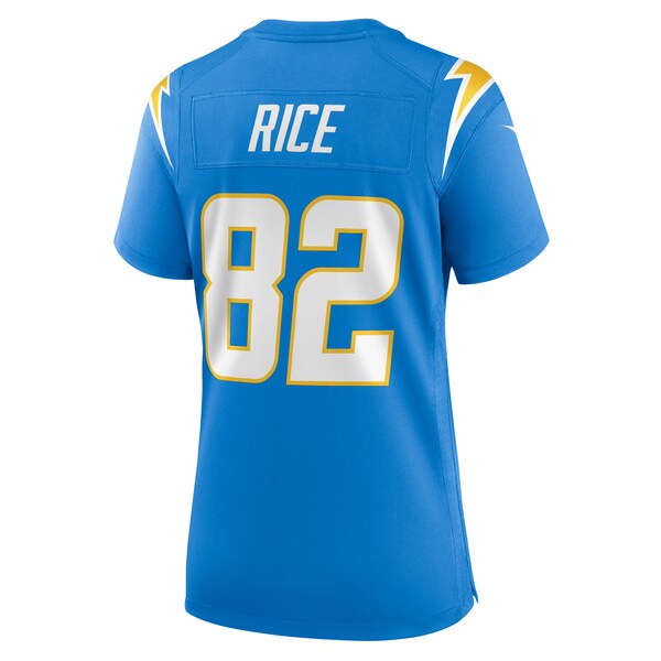 Brenden Rice Los Angeles Chargers Nike Women's Game Jersey - Powder Blue - Image 3