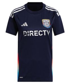 Alternative view of San Diego FC adidas Women's 2025 State of Flow Replica Jersey - Navy